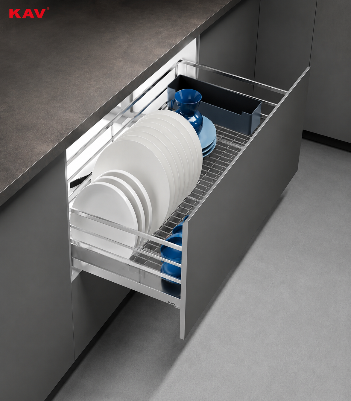 KỆ ÚP CHÉN BÁT INOX 4 CẠNH
