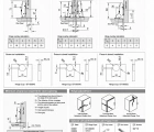 Bản lề cố định giảm chấn 